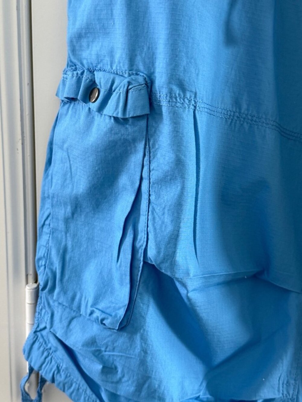 Sean John Mens Blue Cargo Shorts Size 38 Cotton Lightweight Casual - Picture 6 of 8